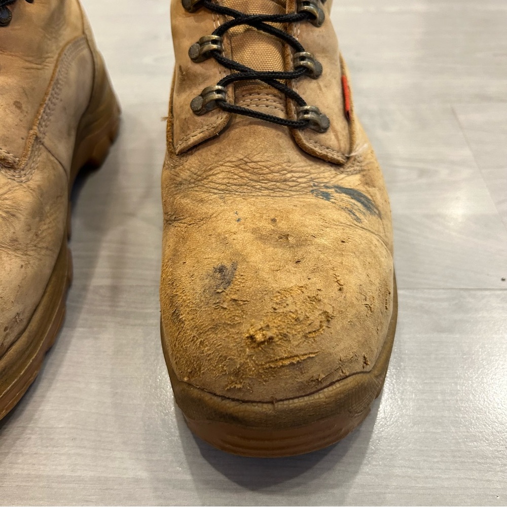 Herman Survivors Work Boots Mens 11W Leather Steel Toe Waterproof MNHS46DP001 - Picture 5 of 15